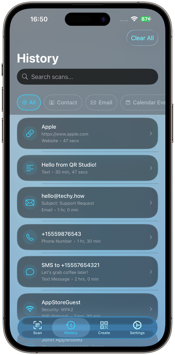 qr-code-snap screenshot 2